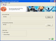 MS Excel Data Recovery by Unistal screenshot